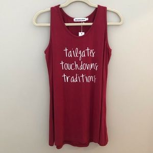 Football Tank Top NWT